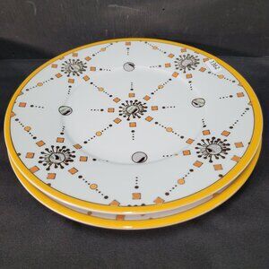 Set Of 2 SPAL Porcelanas 8,5" Yellow Salad/Dessert Plate from Anthropologie